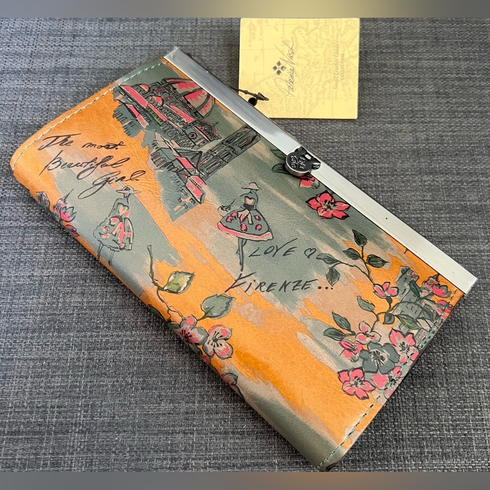 NWT PATRICIA NASH CAUCHY LEATHER WALLET